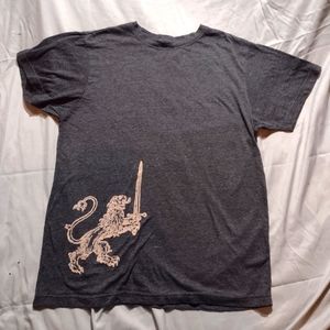 Positano Men's Gray Short Sleeve Graphic Tee